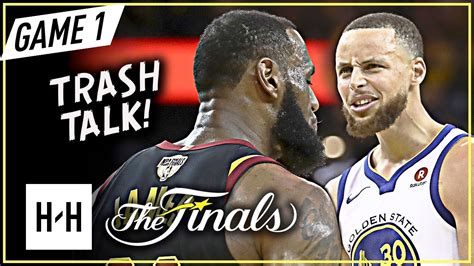 LeBron James vs Stephen Curry INTENSE Game 1 Duel Highlights (2018 NBA Finals) - TRASH Talking ...