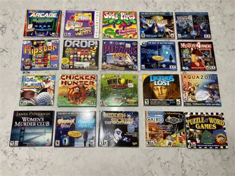LOT OF 20 Early 2000s New/Sealed PC/Computer CD-ROM Games. Mystery Puzzle Arcade $39.99 - PicClick