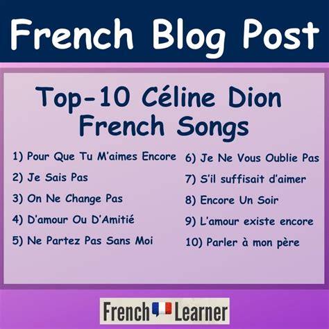 10 Best Celine Dion French Songs Of All Time