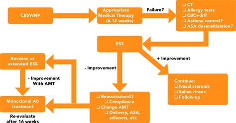 CRSwNP treatment recommendations; adapted from EPOS guidelines, | Download Scientific Diagram