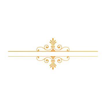 Gold Line Border PNG Transparent Images Free Download | Vector Files | Pngtree