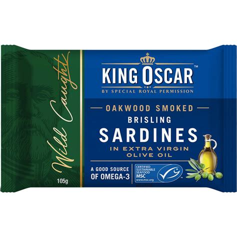 King Oscar Sardines Olive Oil 105g | Woolworths