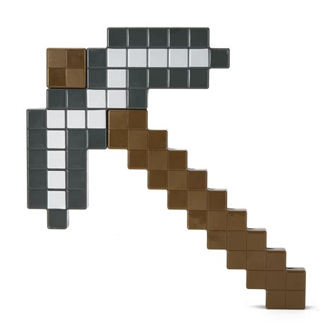 Minecraft Large-Scale Iron Pickaxe for Role-Play Fun - Walmart.com