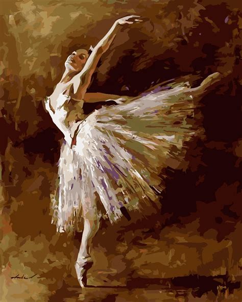 Aliexpress.com : Buy HQ Dancing Girl Ballet oil painting Decor for room ...