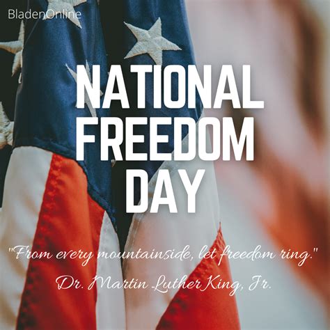 National Freedom Day - February 1st, 2021