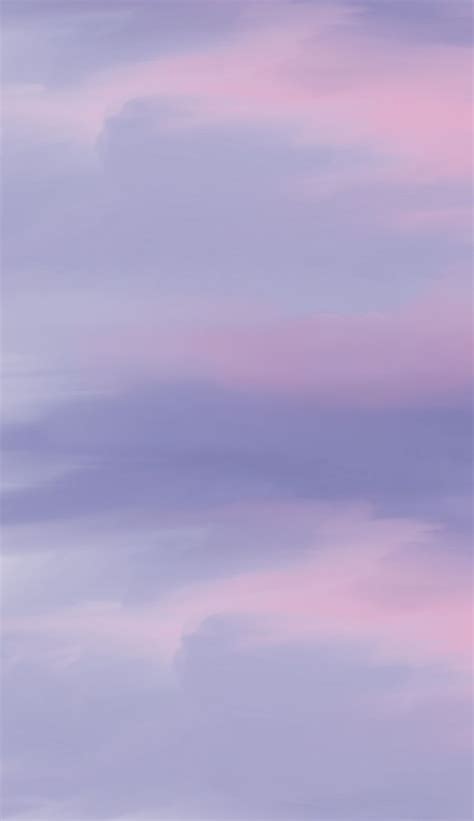 Sky Wallpaper with Pink Clouds