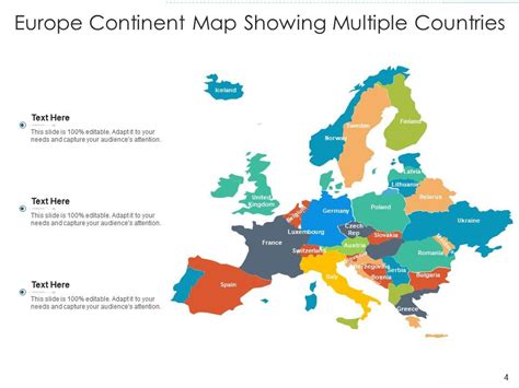 Europe Map Multiple Countries Survey Results Tourist City | Presentation Graphics | Presentation ...