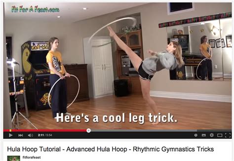 Hula Hoop Tutorial - Advanced Hula Hoop - Rhythmic Gymnastics Tricks | Gymnastics tricks ...