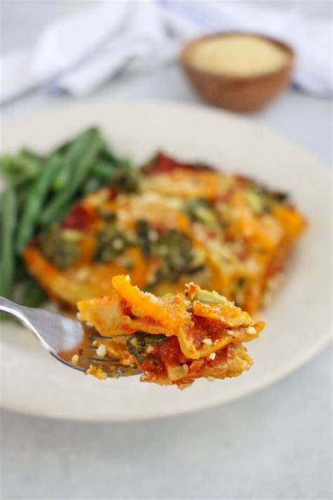 Vegan Butternut Squash and Kale Lasagna - FitLiving Eats by Carly Paige