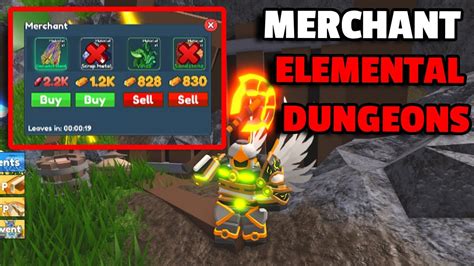 Elemental Dungeons Merchant Location - YouTube