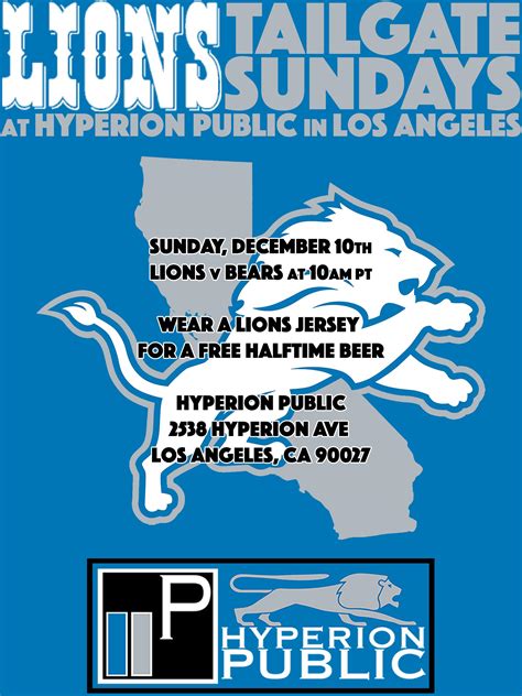 Watch Party in LA!! : r/detroitlions