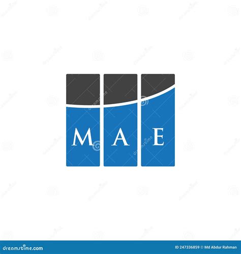 MAE Letter Logo Design on WHITE Background. MAE Creative Initials ...