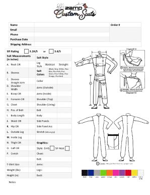 Fillable Online Custom Suit FAQ Fax Email Print - pdfFiller