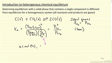 Explain How a Heterogeneous Equilibrium Differs From a Homogeneous ...