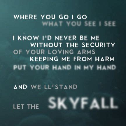 Adele - Skyfall Lyrics