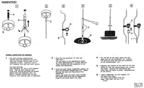 Pendant Light Installation Instructions