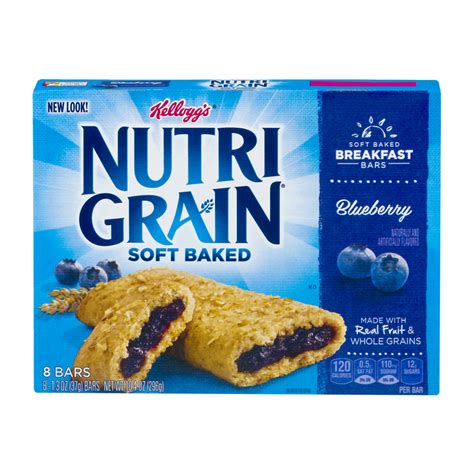 Kellogg's Nutri-Grain Cereal Bars Blueberry 8CT 10.4oz Box | Garden Grocer