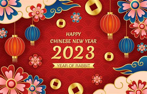 Chinese New Year 2023 Background 14966547 Vector Art at Vecteezy