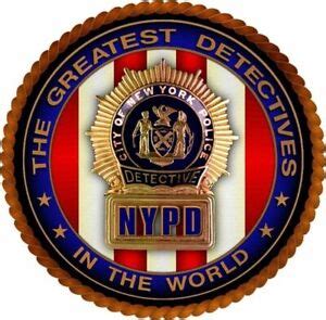 NYPD DETECTIVE NEW YORK POLICE DEPARTMENT DECAL STICKER 3M USA VEHICLE ...