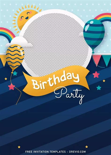 8+ Personalized Kids Birthday Party Invitation Templates For Any Ages | Birthday invitations ...