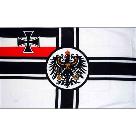 WW1 German army Imperial flag, Custom Printed , Hand Embroidered Wire