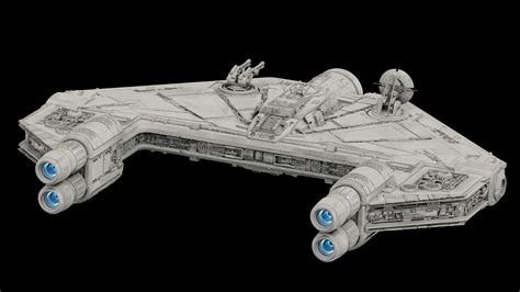 Digital Shipyard - YT-3100 Cargoweb-class corellian freighter - Star Wars