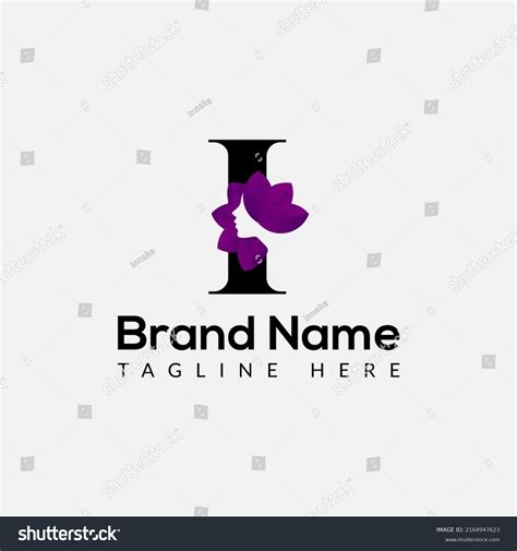 Beauty Logo On Letter 1 Template Stock Vector (Royalty Free) 2164947623 ...