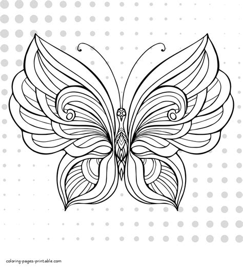 Butterfly Coloring Pages Printables