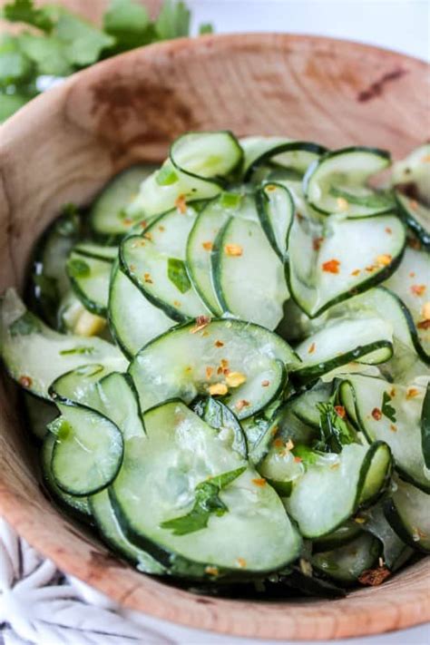 Mexican Cucumber Salad with Cilantro - The Food Charlatan