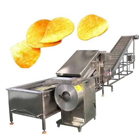 Commercial Potato Chip Maker Machine/ Automatic Potato Wafers Making ...