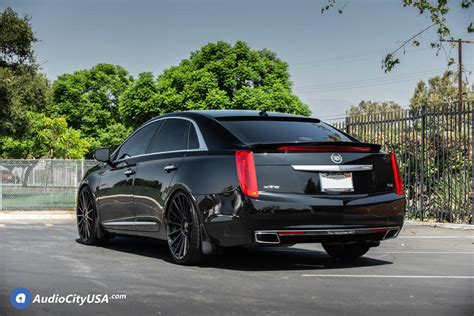 22" Road Force Wheels RF15 Gloss Black Rims | Lexani Tires LX-Twenty | 2014 Cadillac XTS ...