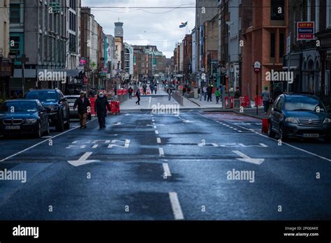 St Patrick's Day in Limerick, parade and happy people during the show, 17.03.2023 Limerick ...