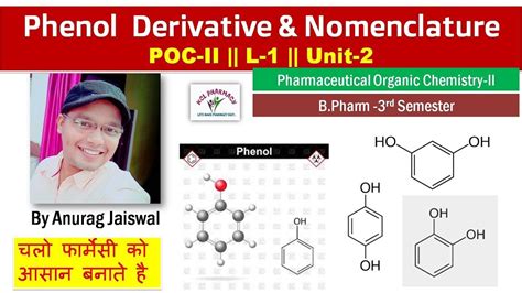 Phenol Derivative & Nomenclature || L-1 Unit-2 POC-II - YouTube