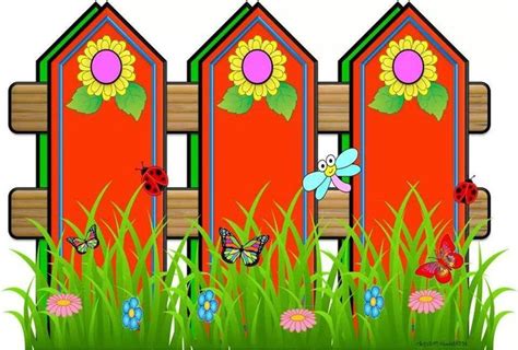 RED FENCES | fences collections | Pinterest | Clip art