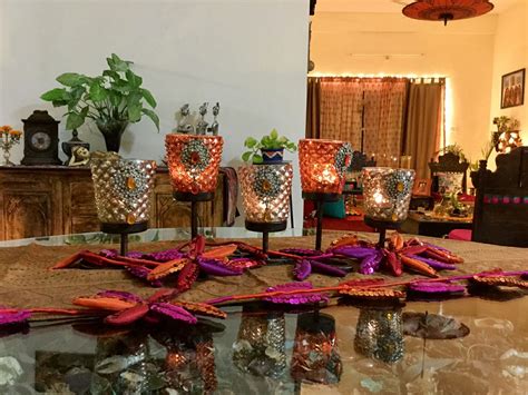 Diwali decor. ...my home | Diwali decorations, Table decorations, Decor