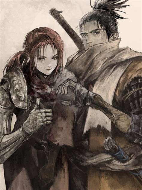 sekiro and millicent (elden ring and 1 more) drawn by fune_(nkjrs12) | Danbooru