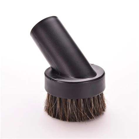 1 Pc Attachment Cleaning Brushes Round Horse Hair Vacuum Cleaner Black Convenient Dusting Brush ...