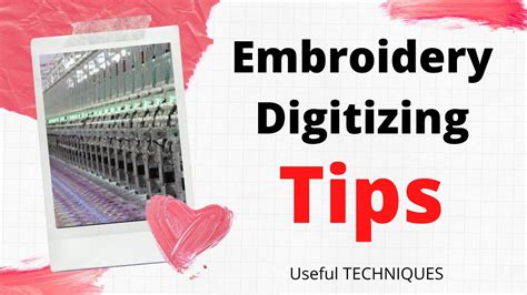 Digitizing Tips and Tricks - EMBROIDERY-PRO