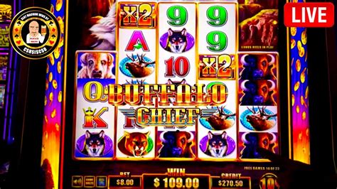 $1k into Buffalo Chief Slot Machine with $8 Bets! - YouTube