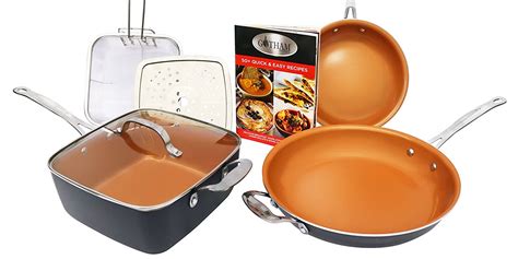 Get cooking with the Gotham Steel 7-Piece Set Ceramic Pans for $80 ...