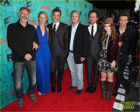 Timothy Olyphant & Joelle Carter Get Together with 'Justified' Cast One Last Time for Series ...