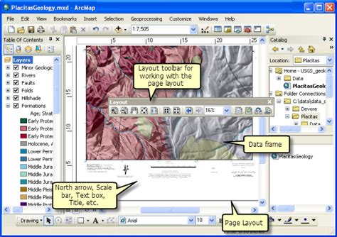 Displaying maps in data view and layout view—ArcMap | Documentation