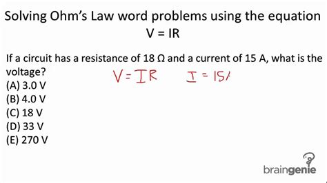 Ohm's Law Questions And Answers