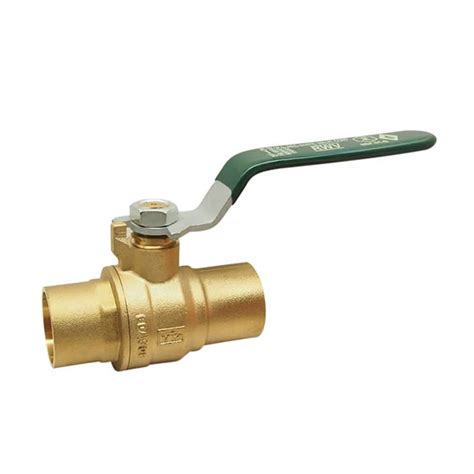 5595AB LF Brass Full Port Ball Valve - Red White Valve Corp.