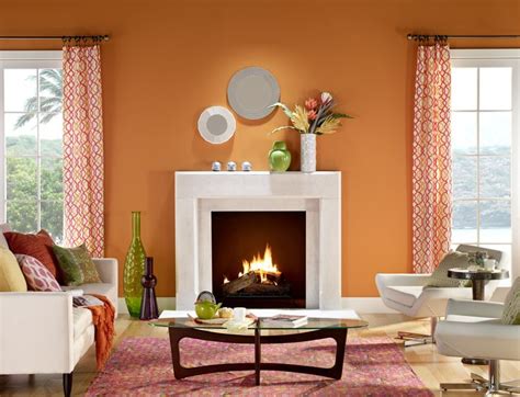 Five Happy Colors to Boost Your Mood | Living room paint color ideas orange, Paint colors for ...