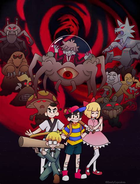 EarthBound Fanart (Mother 2 28th Anniversary) by BeefyCupcakes on ...