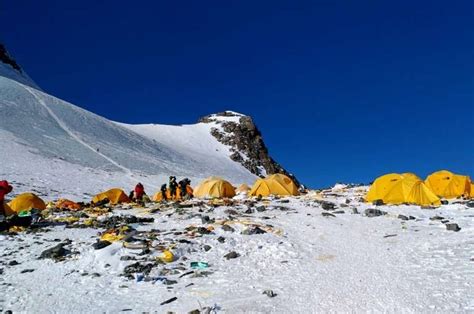 Mount Everest, the high-altitude rubbish dump