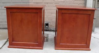 Uhuru Furniture & Collectibles: Solid Wood End Tables/Pedestals SOLD
