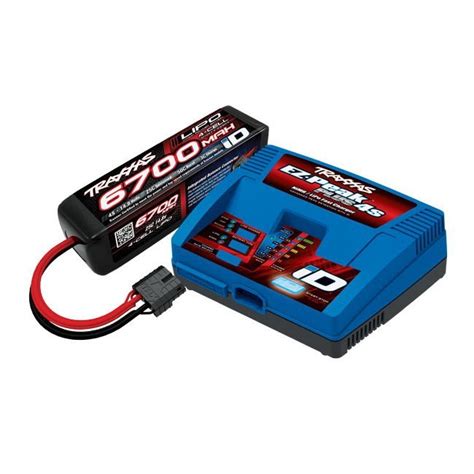 Traxxas 2998 4S LiPO 25C 6700MAH Battery/Charger Completer Kit - Havoc ...