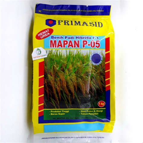 Jual Benih Bibit Padi Hibrida MAPAN P 05 Primasid 1 kg | Shopee Indonesia